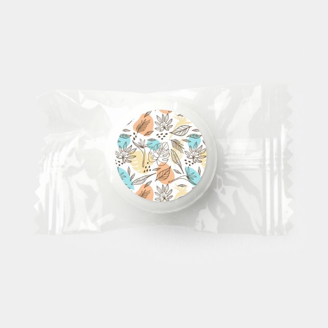 Hand drawn summer tropical pattern life saver® mints (Front)