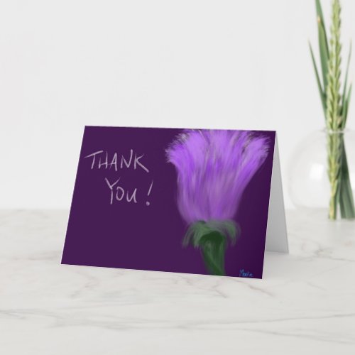 Hand_Drawn Thank You Card Blank Inside