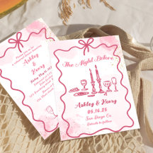 Hand Drawn The Night Before Rehearsal Dinner