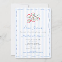 Hand-Drawn Tomato Girl Italian Amore Bridal Shower