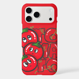 Hand-drawn Tomato Letter Stack Trio iPhone 17 Pro Max Case