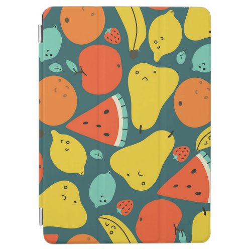Hand Drawn Tropical Fruit Pattern iPad Air Cover