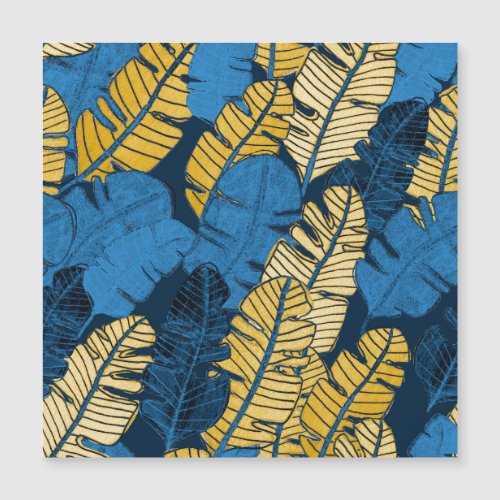 Hand Drawn Tropical Leaves Seamless