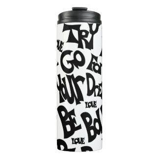 Hand drawn Unique Tumbler Motivational Design 