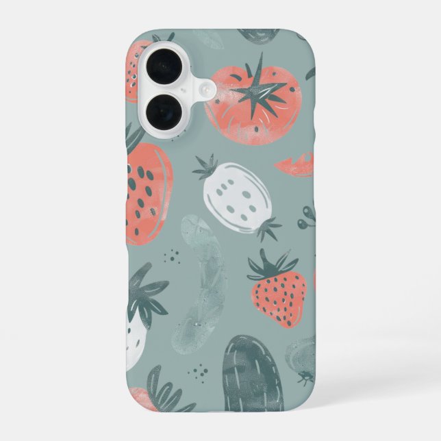 Hand drawn Vegetables Iphone Case (Back)