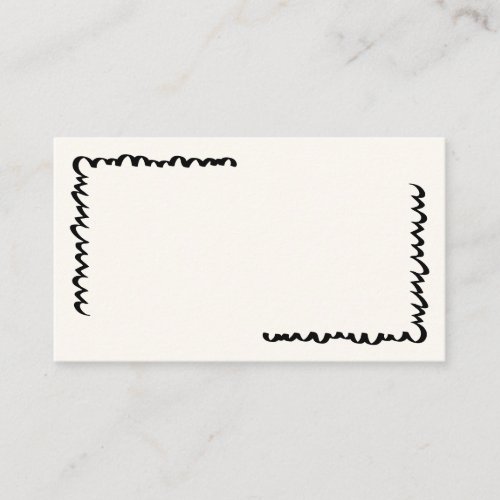 Hand Drawn Vintage Whimsical Name Cards