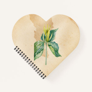 Hand Drawn Wake Robin Notebook