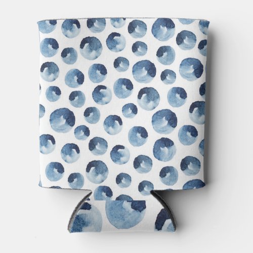 Hand Drawn Watercolor Seamless Wallpaper Can Cooler