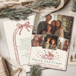 Hand Drawn Whimsical Christmas Truck 4 Photo Holiday Card<br><div class="desc">Send joy with this hand-drawn Christmas truck holiday card! Cute   unique,  with space for 4 photos - perfect for sharing festive memories in a whimsical style.</div>