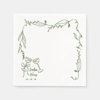 Hand Drawn whimsical Italian wedding