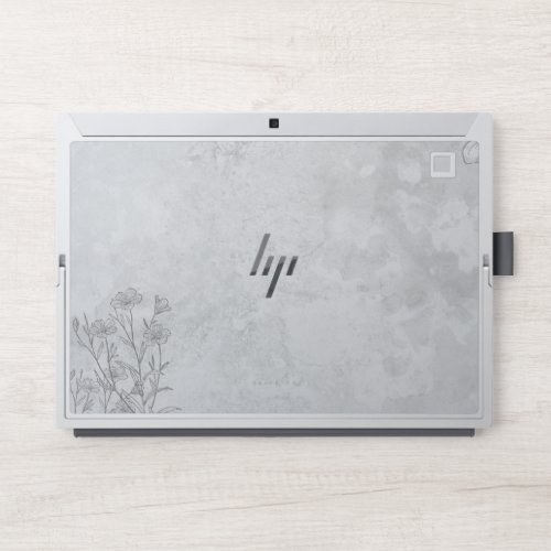 Hand Drawn Wild FlowersHP Elite x2 1013 G3 HP Laptop Skin