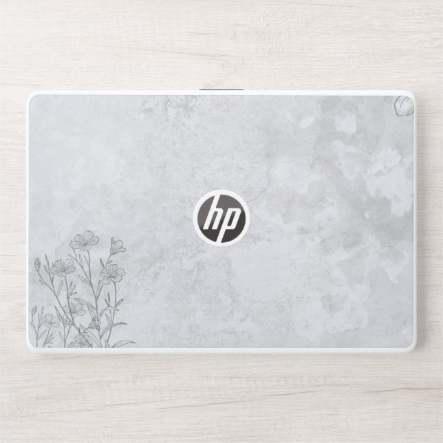 Hand Drawn Wild Flowers,HP Laptop Skin 15t/15z (Front)