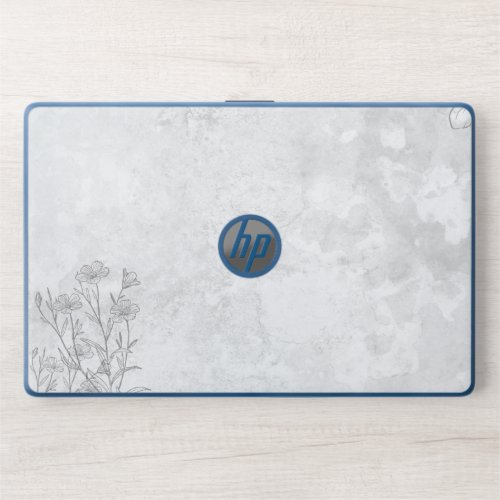 Hand Drawn Wild FlowersHP Notebook 15_dw0091nr HP Laptop Skin