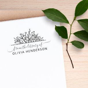 Hand-drawn Wildflowers From The Library Of Rubber Stamp