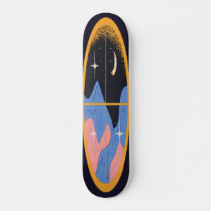 Hand Drawn Window Skateboard