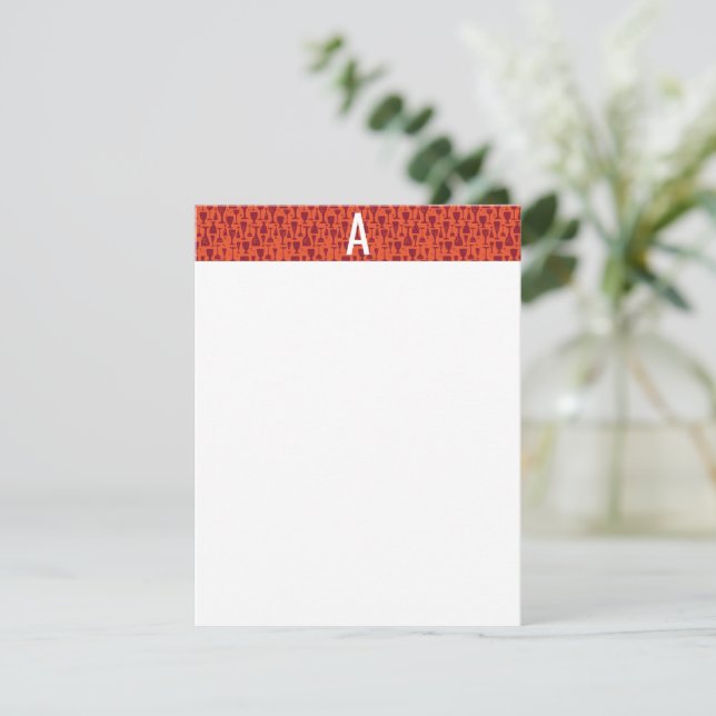 Hand Drawn Wine Lovers Note Card (Standing Front)