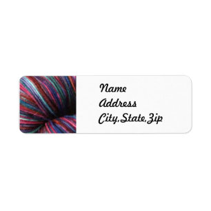 Hand Dyed Yarn Return Address Label