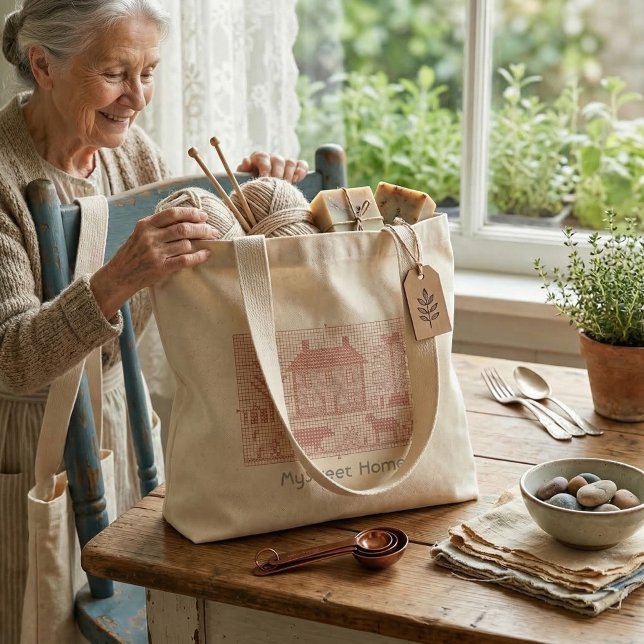 Hand embroidered Tote Bag (Creator Uploaded)