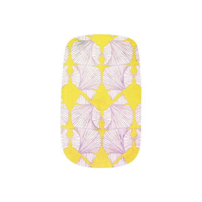 Hand Fan Nail Art (Left Thumb)