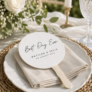 Hand Fans   Personalized Wedding Ceremony Favor