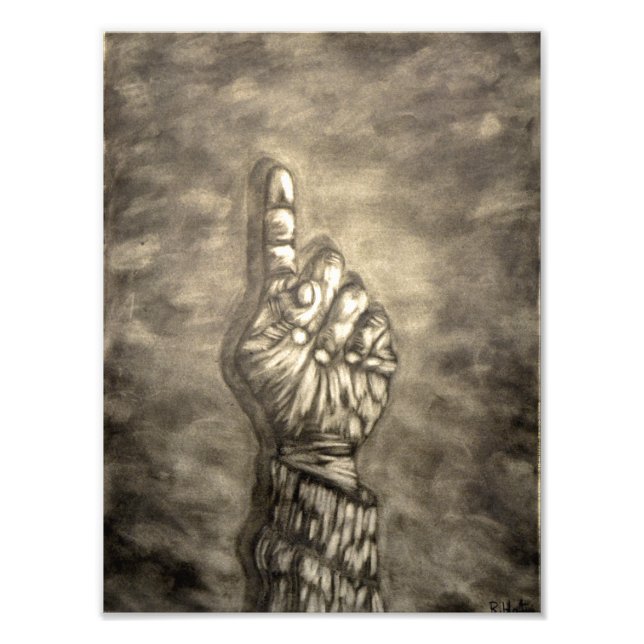 Hand figure photo print (Front)