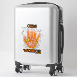 Hand/Flames...CRPS Sticker