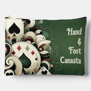 Hand & Foot Canasta Accessory Pouch by AZEZcom at Zazzle
