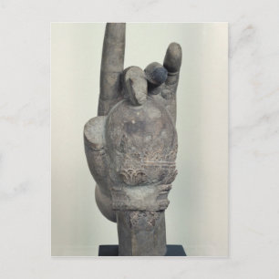 Hand from a colossal statue of Shiva, from Koh Postcard