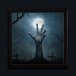 Hand from the Grave Gift Box<br><div class="desc">Creepy hand coming out of the ground</div>