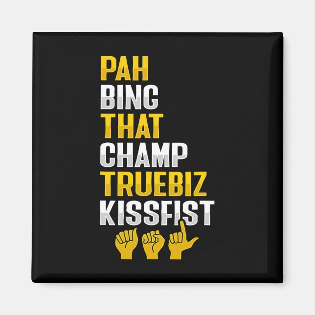 Hand Gesture Deaf Hearing Loss Awareness 8  Magnet (Front)