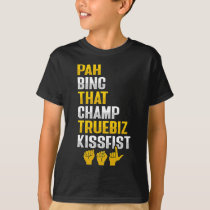 Hand Gesture Deaf Hearing Loss Awareness 8  T-Shirt