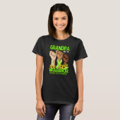 Hand Grandpa Of A Warrior Cerebral Palsy Awareness T-Shirt (Front Full)