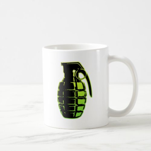 Hand Grenade _ green Coffee Mug