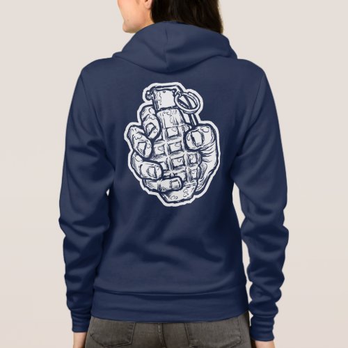 Hand Grenade In Comics Style Hoodie