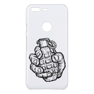 Hand Grenade In Comics Style Uncommon Google Pixel Case