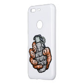 Hand Grenade In Comics Style Uncommon Google Pixel Case (Back/Left)