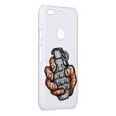 Hand Grenade In Comics Style Uncommon Google Pixel Case (Back/Right)