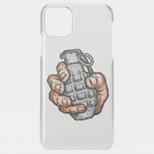 Hand Grenade In Comics Style iPhone 11 Pro Max Case