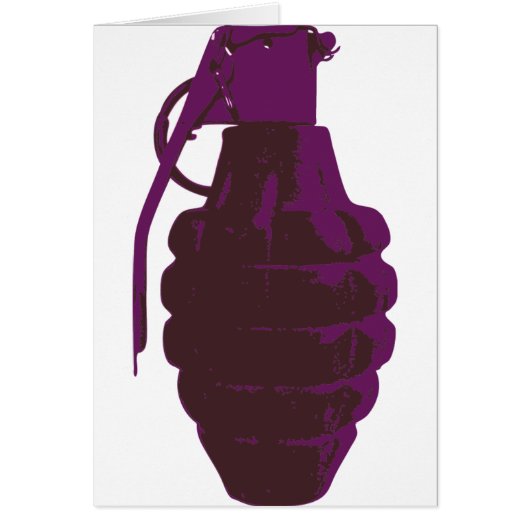 Hand Grenade War Military Bomb Army Marines Cards (Front)