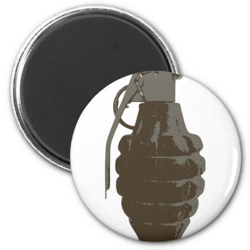 Hand Grenade War Military Bomb Army Marines Magnet
