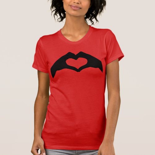 HAND HEART SIGN LANGUAGE T_Shirt