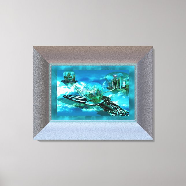 Hand Held Hope Wrapped Canvas Print (Front)