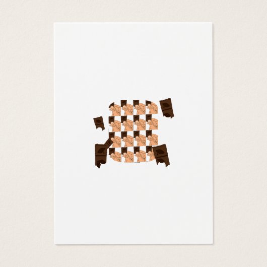 Hand holding a piece of Valentine's chocolate (Front)