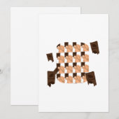 Hand holding a piece of Valentine's chocolate (Front/Back)