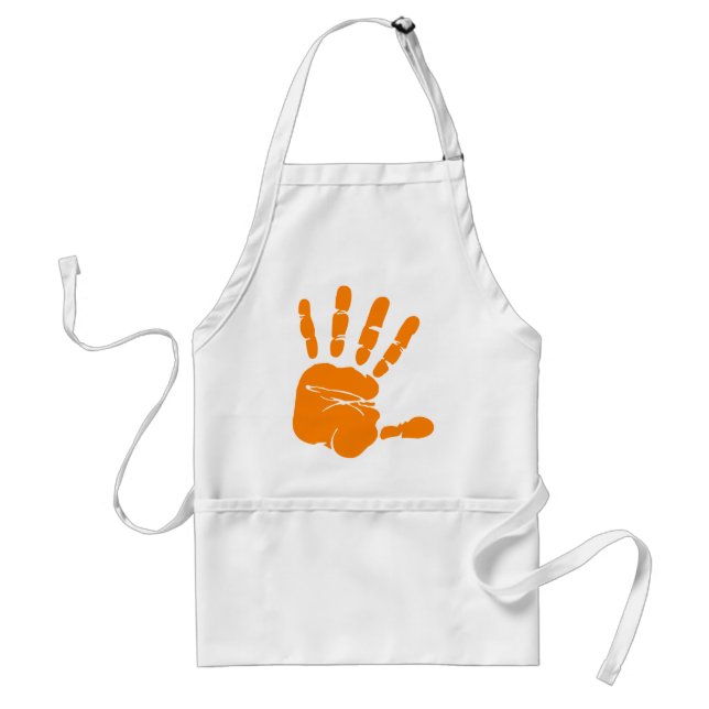 Hand impression adult apron (Front)