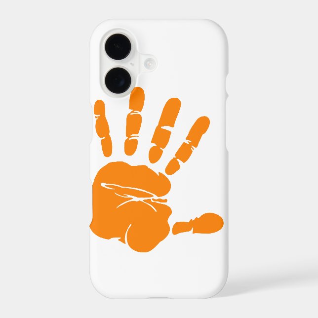 Hand Impression Apple iPhone 8/7 Case (Back)