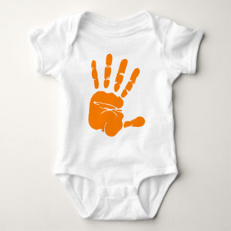 Hand impression baby bodysuit