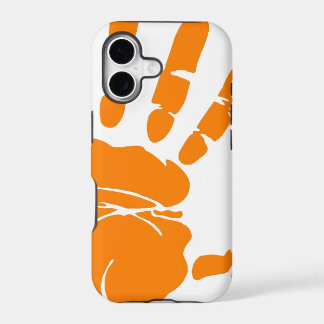 Hand impression iphone case (Back)