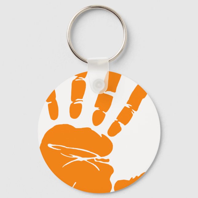 Hand impression keychain (Front)