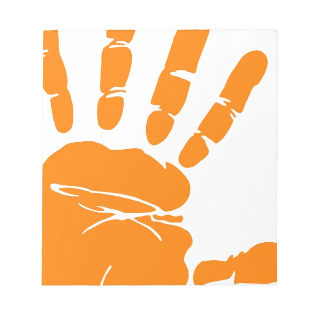 Hand impression notepad (Front)